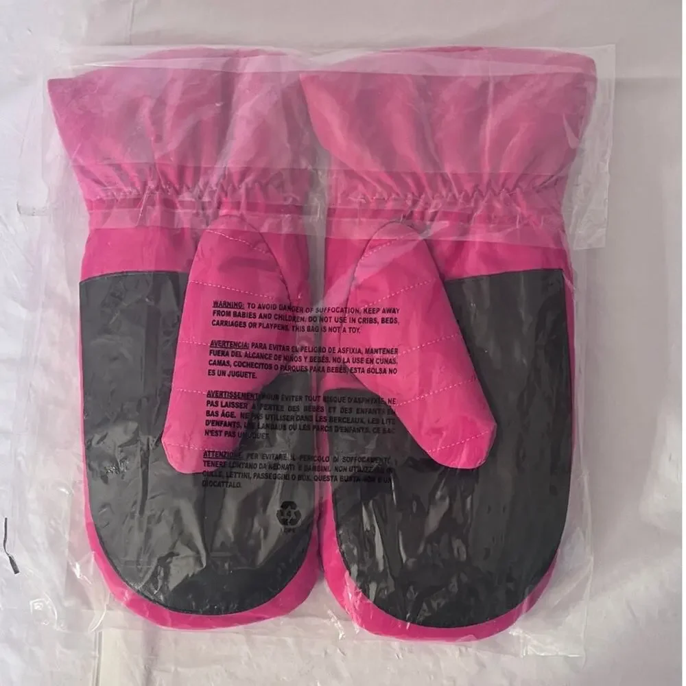 Moose Knuckles Sidney Mittens - Pink Peacock - Size: L/XL - NWT